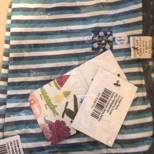 Kickee Pants Anniversary Confetti Stripe swaddle